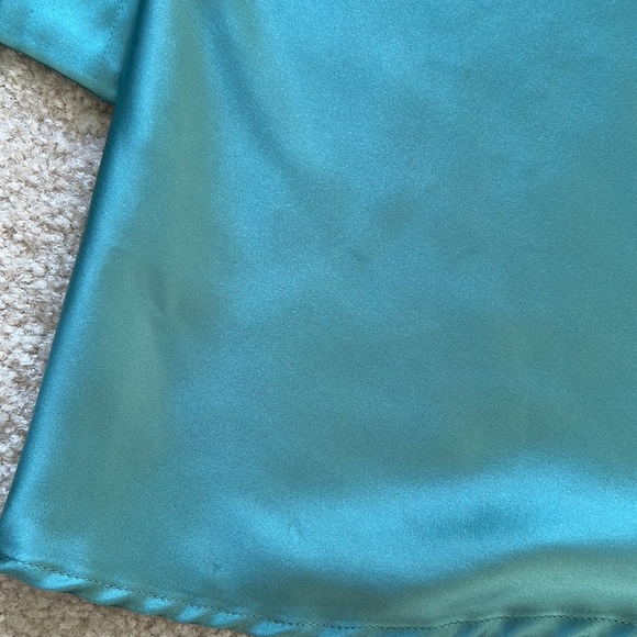 Satin Mini Dress Sexy Silky Party Club Bodycon Dress. Size Small - Picture 7 of 7